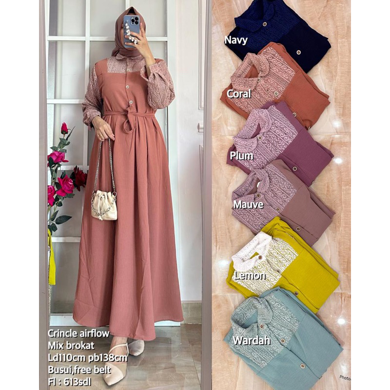 Gamis Felior Crincle  618 ✨