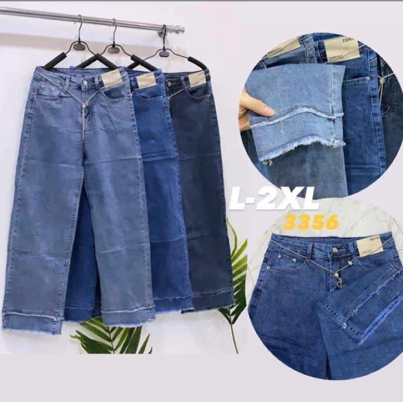 celana kulot jeans import premium L30