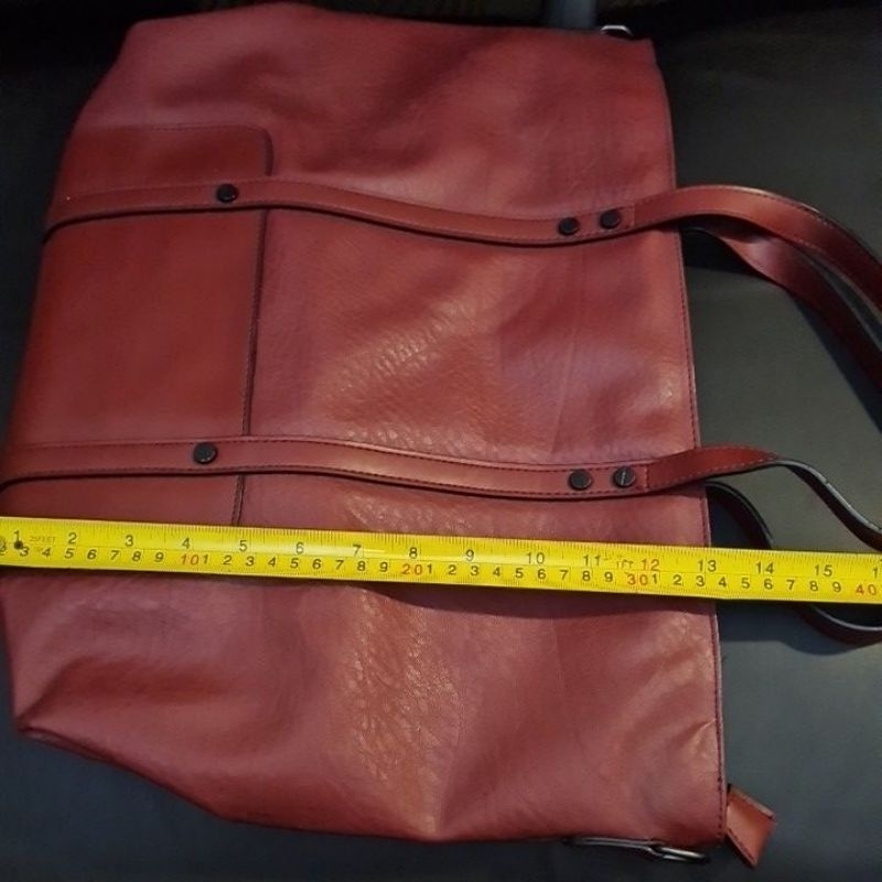 SHOULDER BAG TRA* MAROON