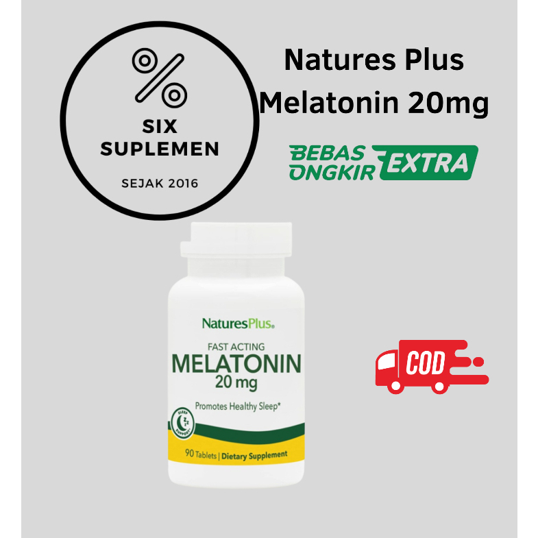 Natures Plus Melatonin Fast Acting 20mg isi 90 (20mg)