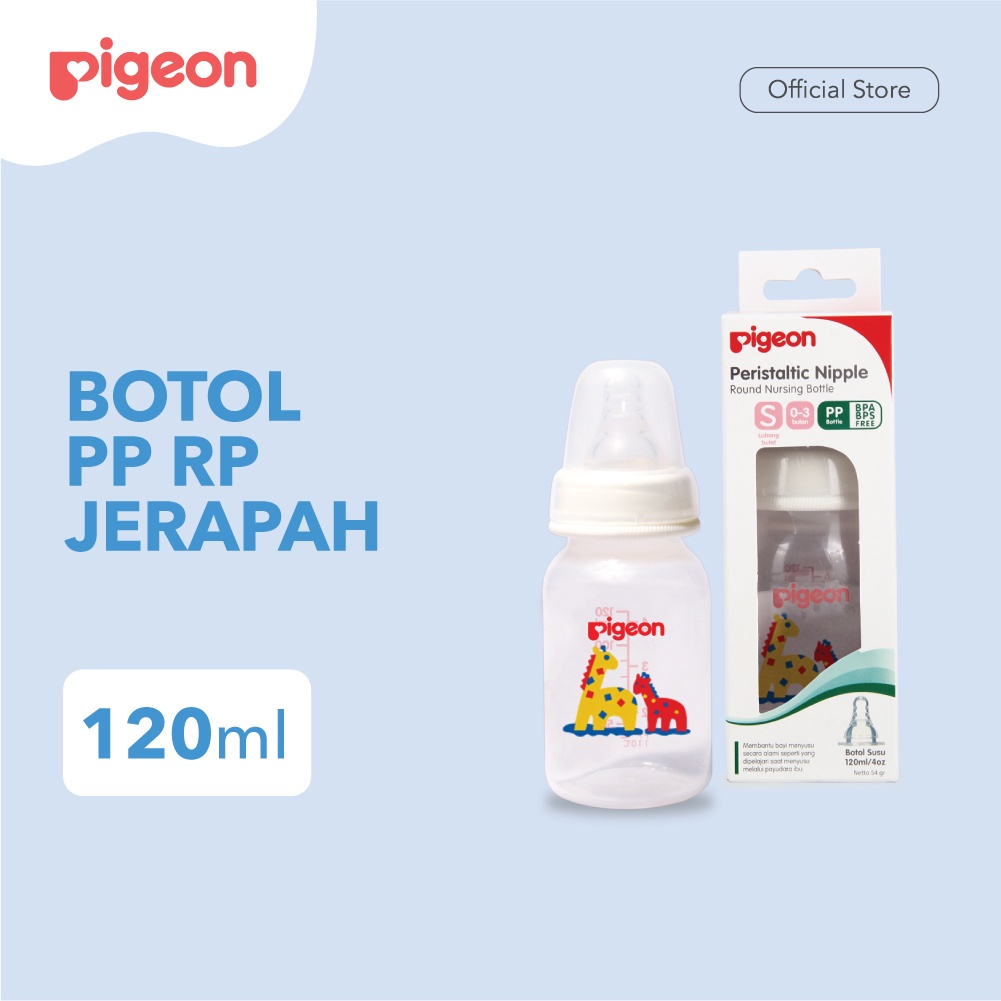 Pigeon Botol Susu PP RP Silicone Nipple 120ml