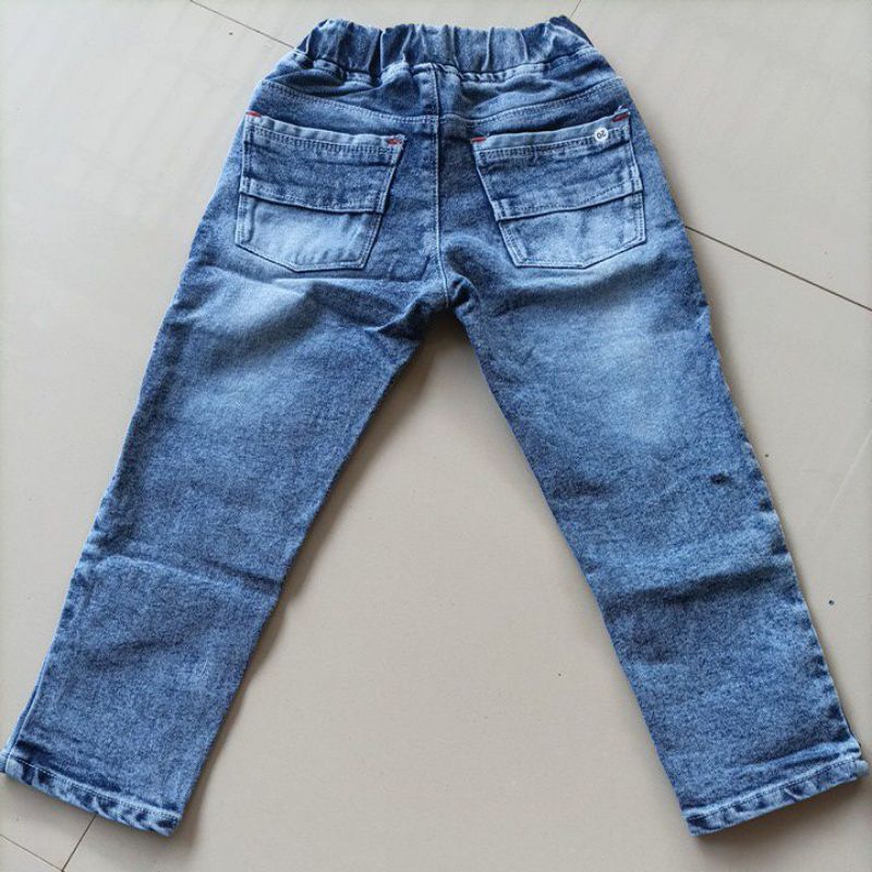 CELANA JEANS ANAK LAKI-LAKI USIA 4-7TH BAHAN STRIT TEBEL PREMIUM