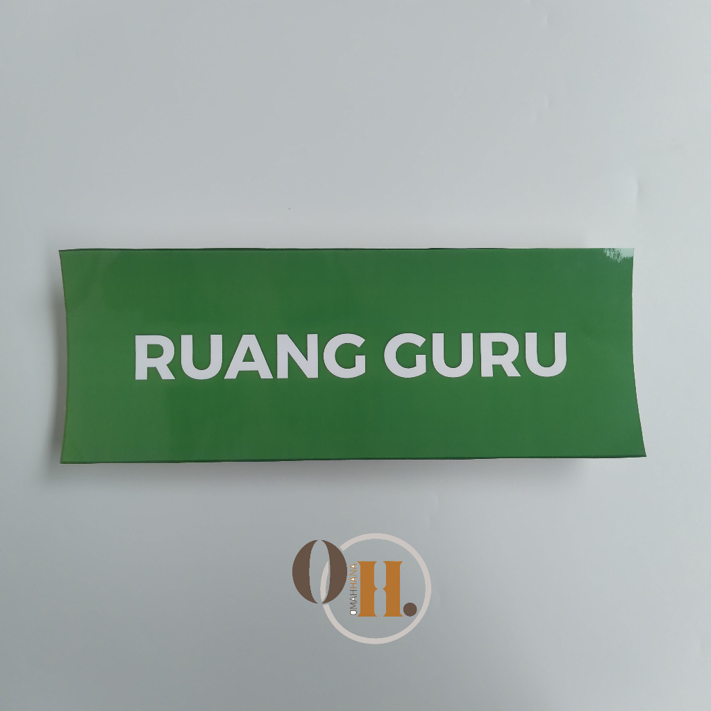 

Stiker Ruang Guru - Stiker Perlengkapan Sekolah