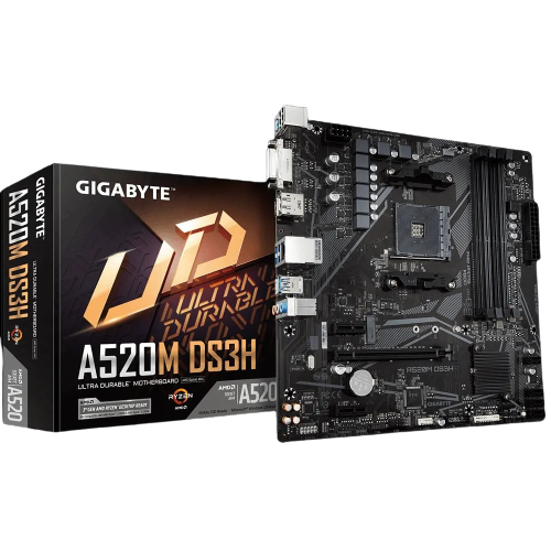 MOTHERBOARD GIGABYTE A520M DS3H - AM4