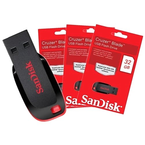 ORIGINAL FLASHDISK SANDISK 128GB SANDISK 64GB SANDISK 32GB SANDISK 16GB CRUZER BLADE CZ50 GARANSI RESMI