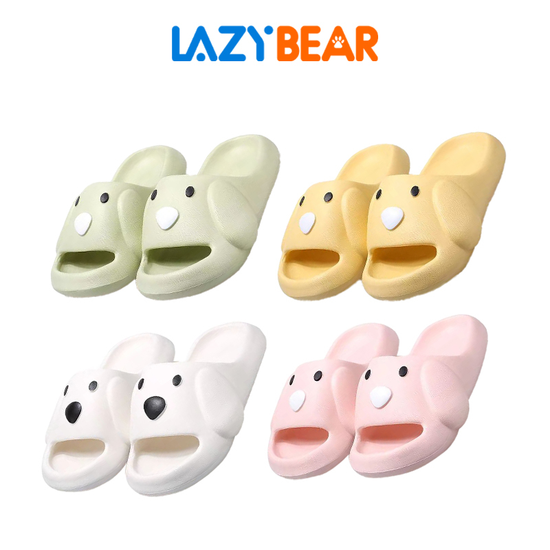 Lazy Bear Sendal Cutie Dog Slip On Jelly EVA H40 Sandal Rumah Slip On/Sandal Santai/Main Anti Slip