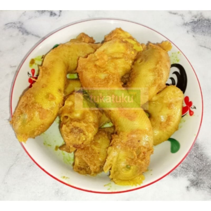 

KEPALA AYAM UNGKEP BUMBU KUNING (500 GRAM)