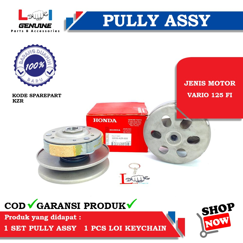 -LOI- PULLEY ASSY PULLY VARIO 125 FI INJEKSI