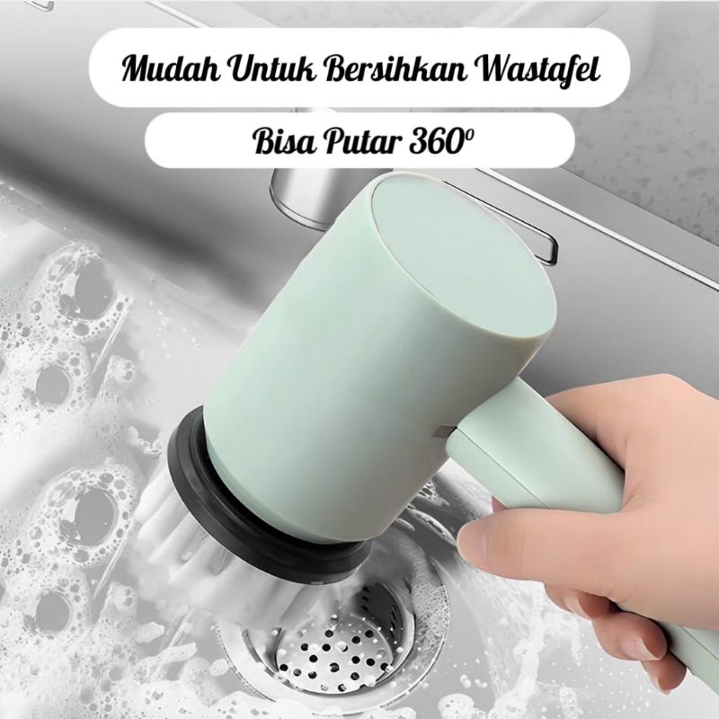 Hand Mixer Wireless Blender Pengocok Telur Elektrik Egg Beater/Blender Daging/Blender Bumbu/Sikat Pembersih ⭐ Toko10 ⭐