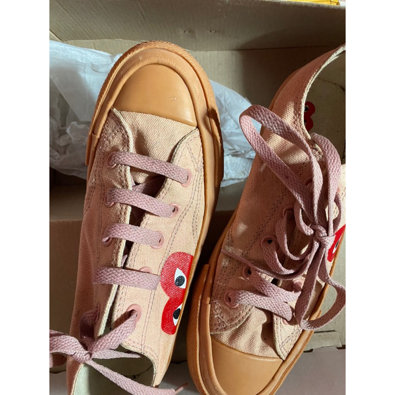 preloved sepatu converse pink
