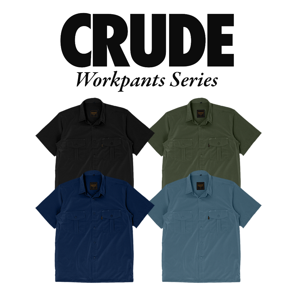 QUICKDRY WORKSHIRT KEMEJA KERJA LENGAN PENDEK BY ENGINEER WORKWEAR