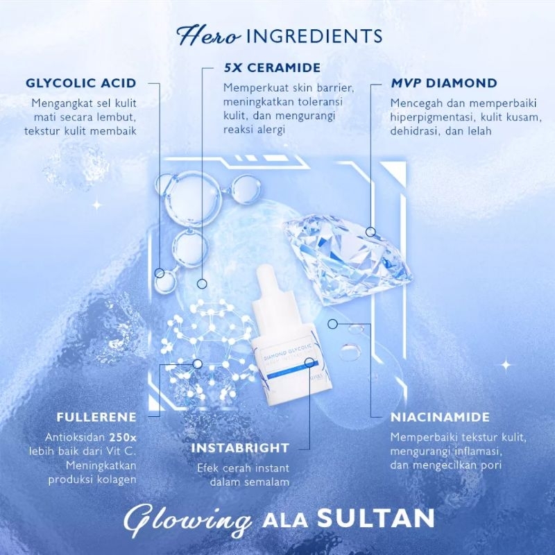 Adara Diamond Glycolic Serum Instabright