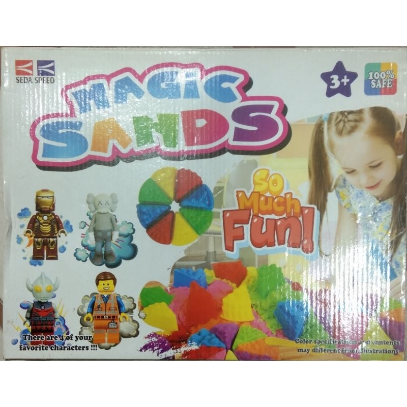 Magic Sands/ Mainan Pasir dan Cetakan