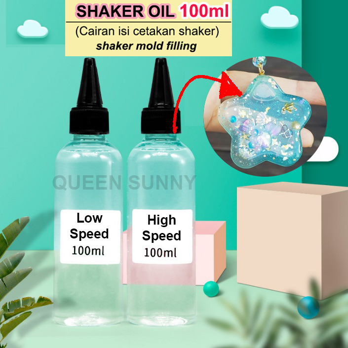 

TERMURAH Shaker Oil Bening 100ml Bahan Resin Craft Mold Water Injector Cairan Minyak Filling Liquid Cetakan Resin Gantungan Kunci