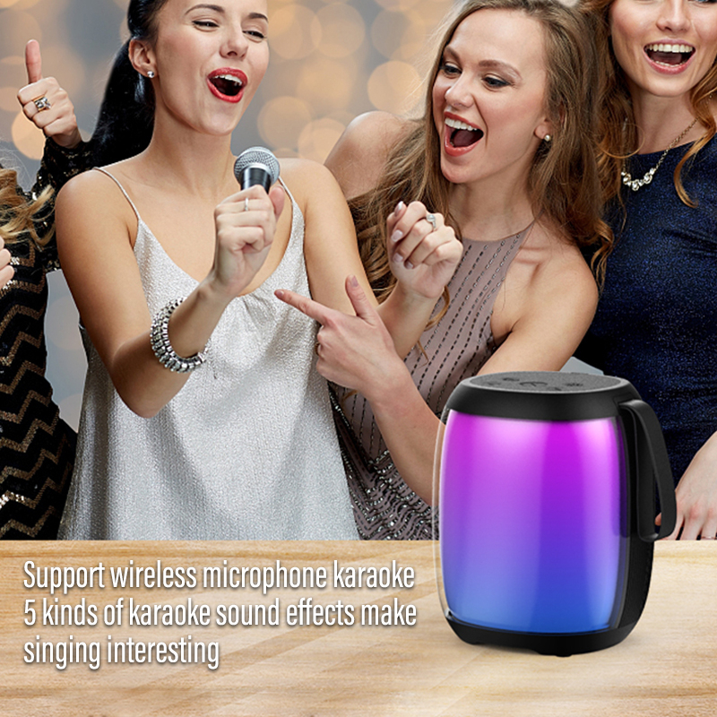 【COD】Jovitech Speaker Bluetooth Colorful Light Subwoofer Full Bass Portable Wireless Speaker - S33