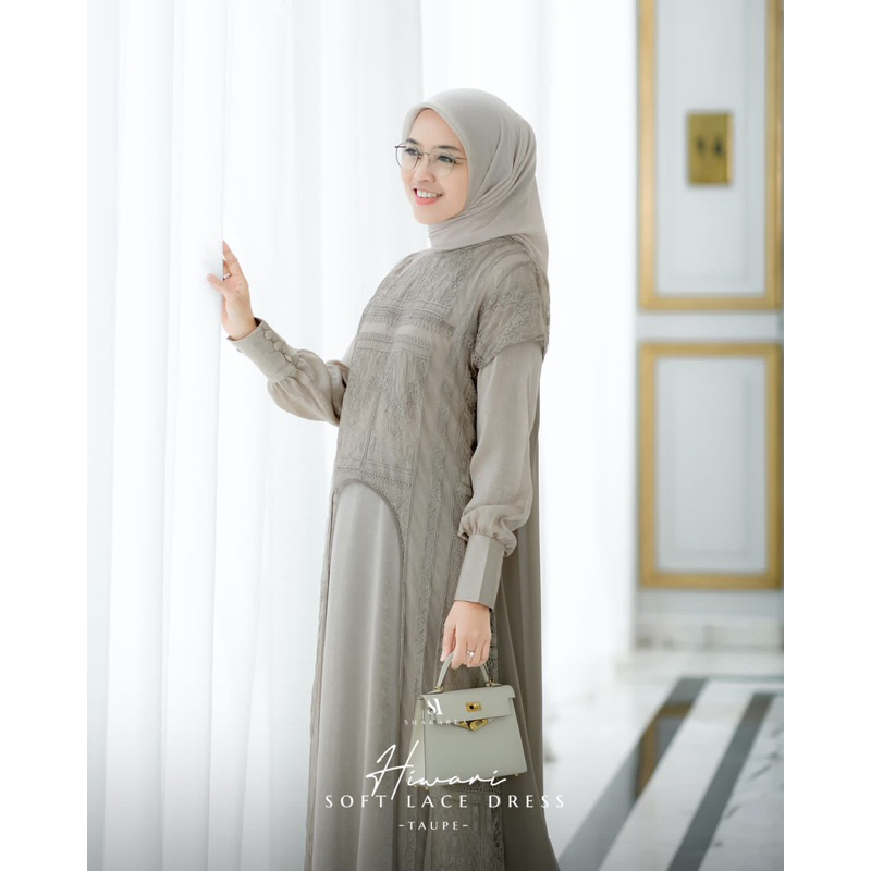 Hiwari Dress set ( inner dan outer ) By shararea original