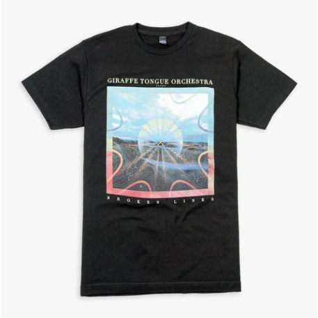 GIRAFFE TOUNGE ORCHESTRA BROKEN LINES T SHIRT