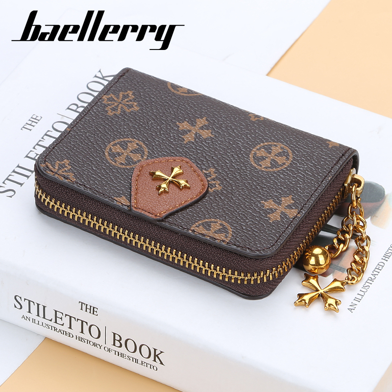 BAELLERRY N5561 Dompet Wanita Kecil Dompet Kartu Kulit PU Leather Premium WATCHKITE WKOS