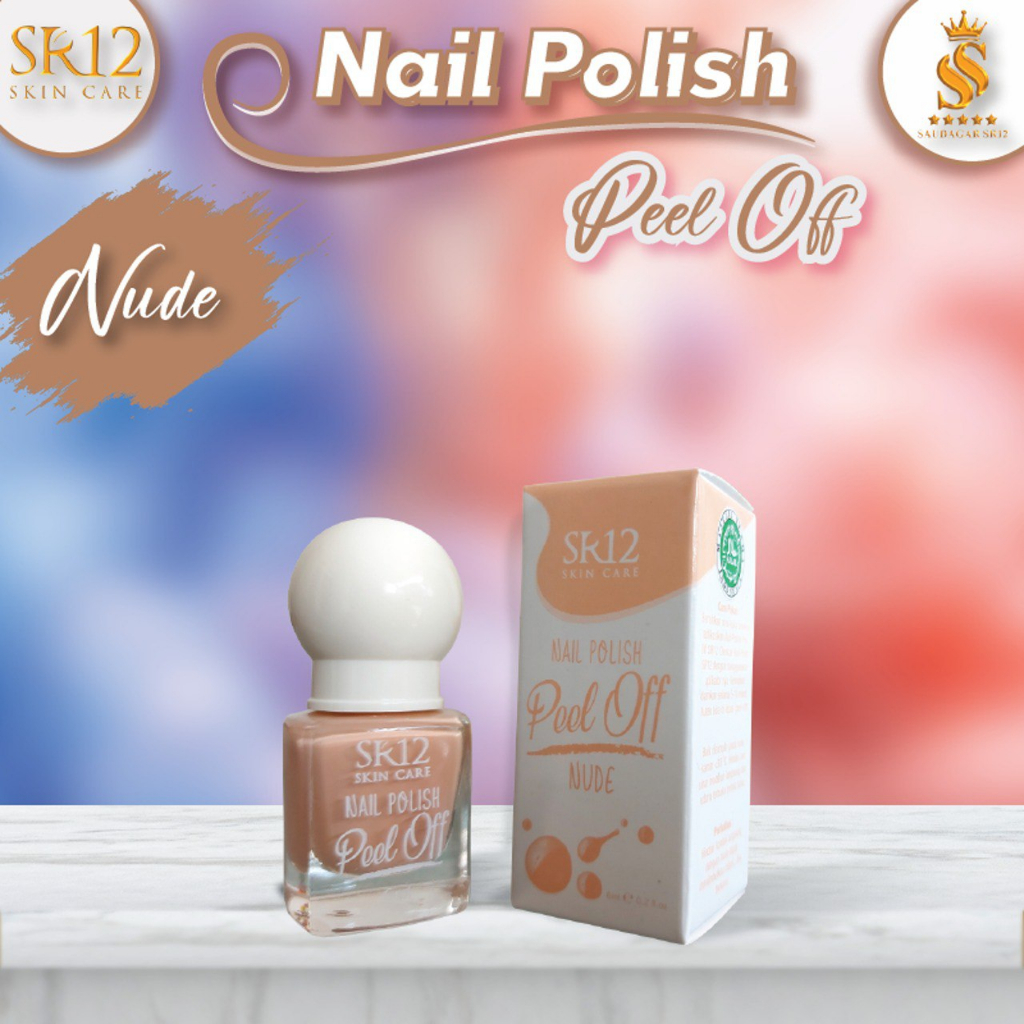 NEW PODUCT !!!  Nail Polis  Peel Off SR12 |Produk Kutek Halal | MemperCantik Kuku Kaki Dan Tangan | Kutek Murah BPOM