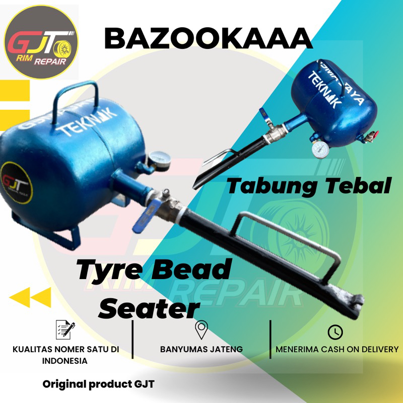 Bazooka Tyre Bead Seater Basoka Booster Angin Mobil Ban Tapak Lebar