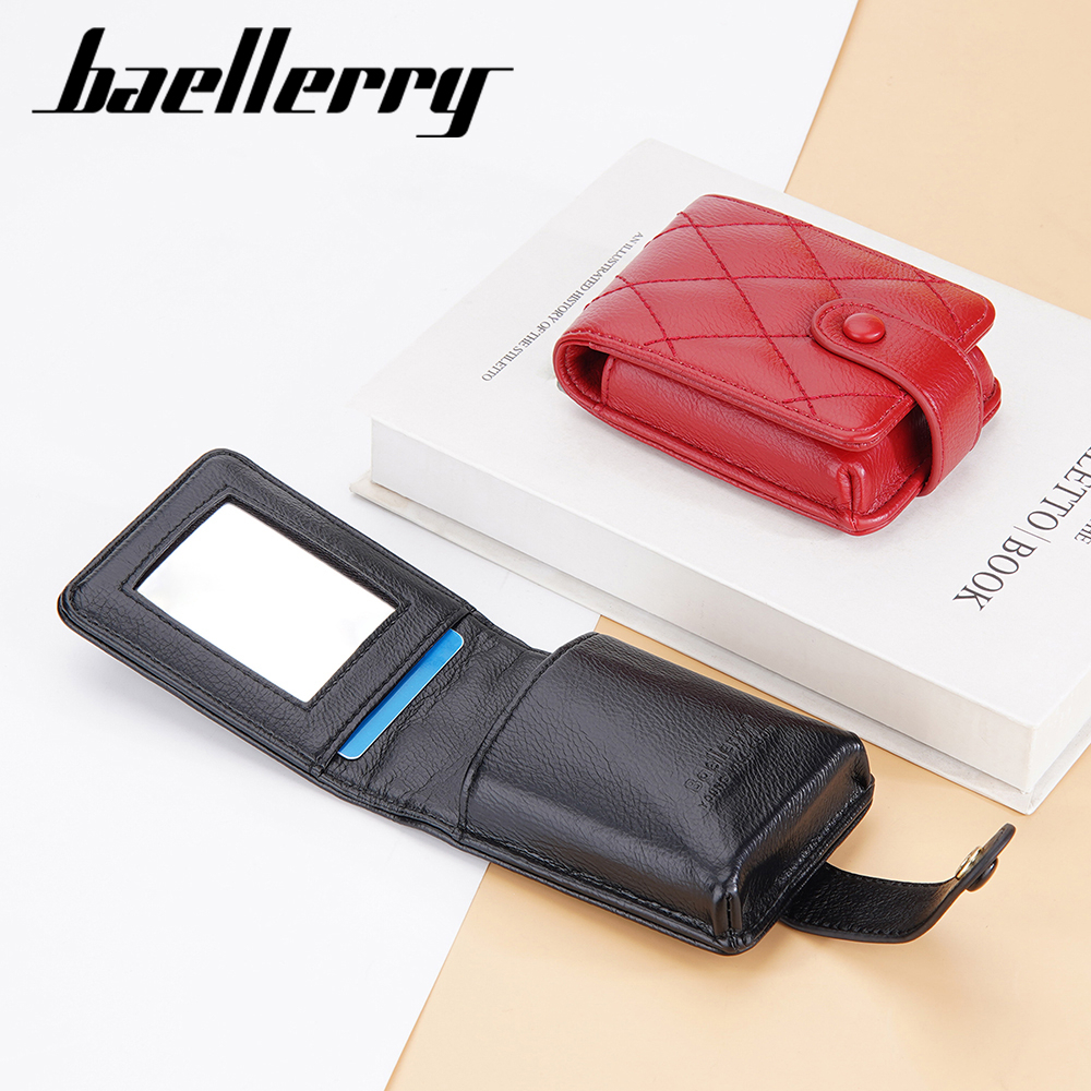 BAELLERRY N2388 Dompet Kartu Wanita Dompet Lipstick Bahan Kulit PU Leather Premium WATCHKITE WKOS