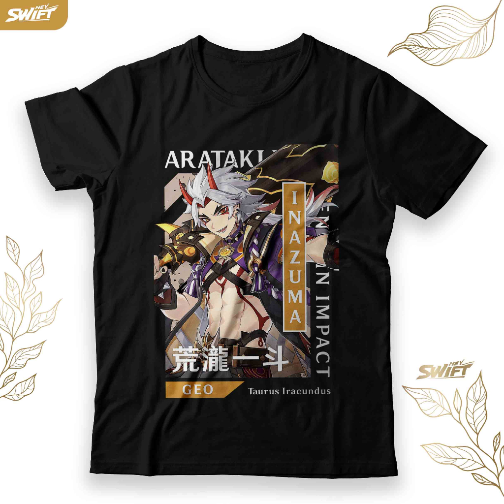 KAOS Arataki - Genshin Impact TSHIRT BAJU DISTRO