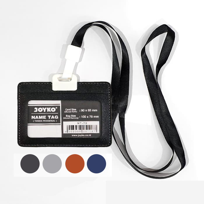 

TCHOMEOS ID Card Holder Name Tag holder Tempat ID Card Kulit LANDSCAPE JOYKO NT-7073 Lanyard