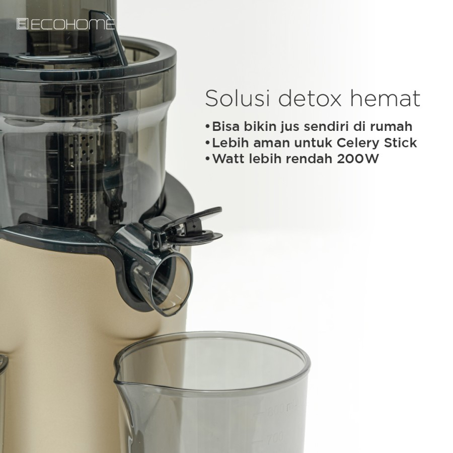 New Ecohome Slow Juicer ESJ-999 / ESJ999 / ESJ 999 Original