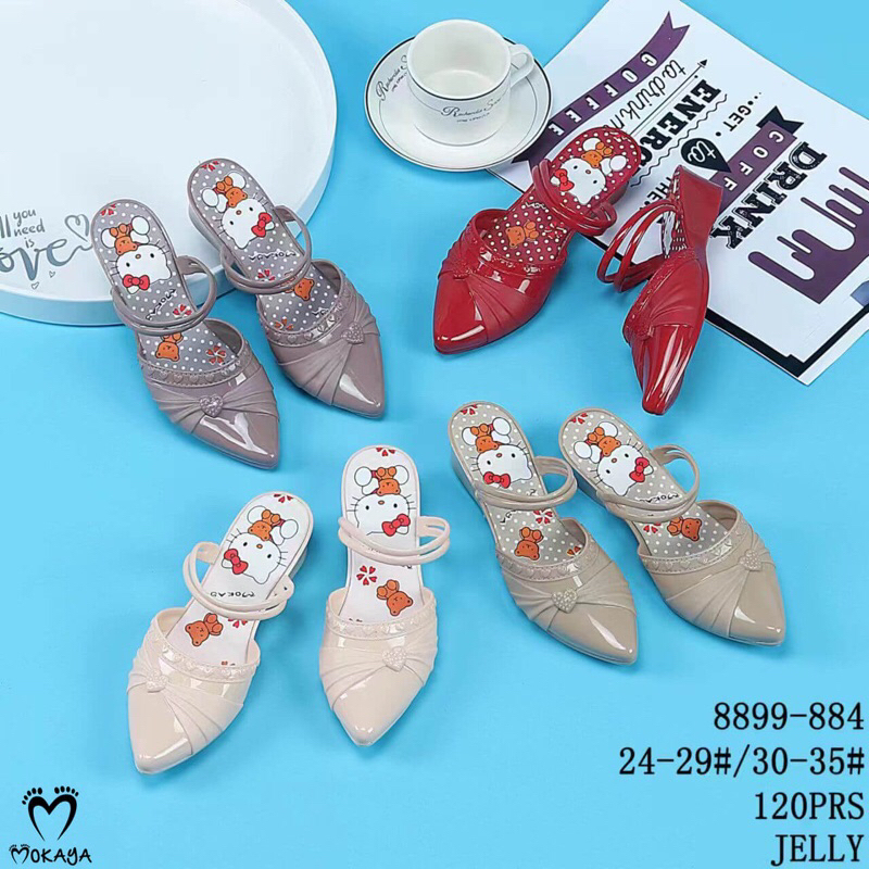 Sepatu Selop Anak Wanita Wedges Mokaya 8899