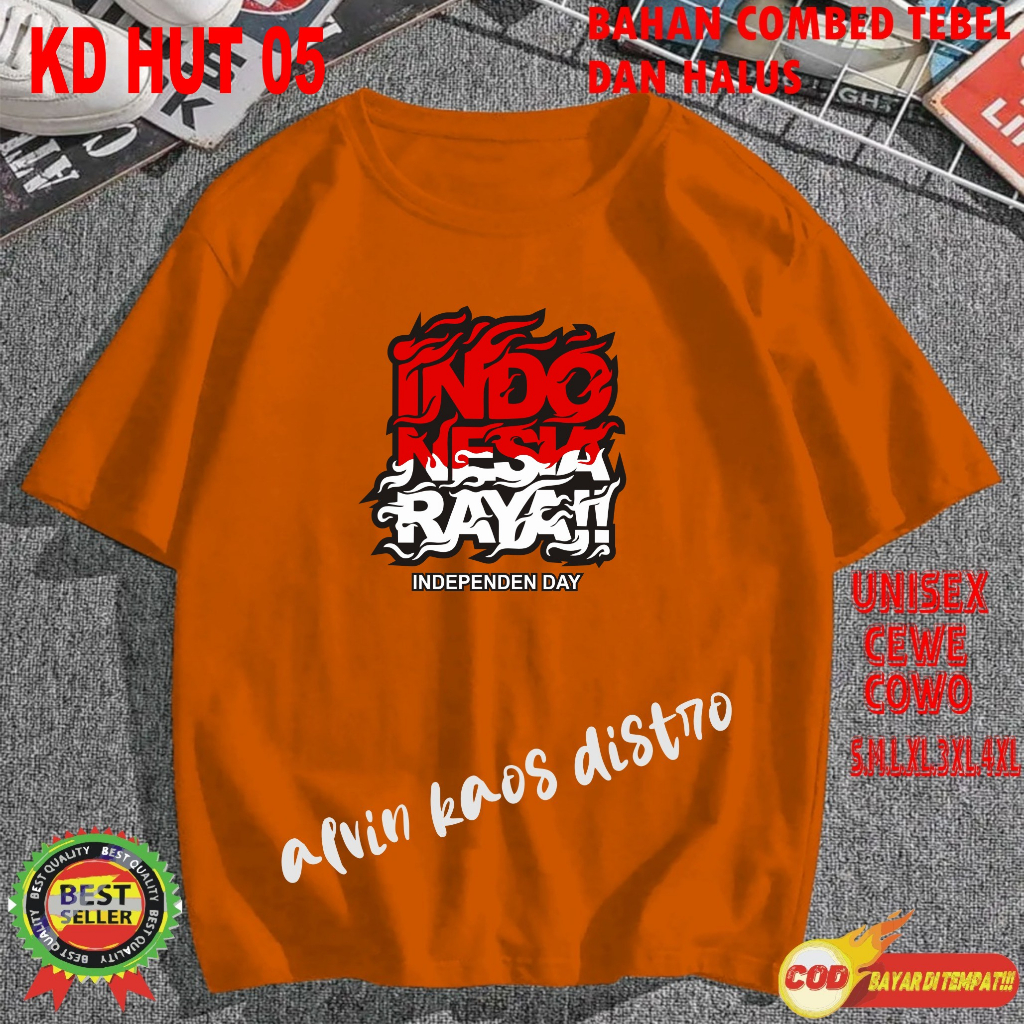 Beli 10 Pc Gratis 1 Pc Hut RI 78 Kaos Terlaris 17 Agustus 1945 78 Kemerdekaan Indonesia Kaos Merah Putih Hitam Kaos Cewek Cowok Anak4