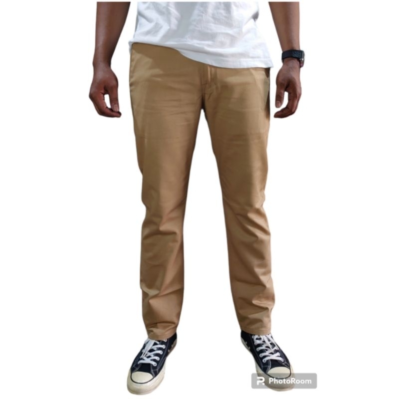 celana Chinos Lucky Denim Slim Fit Accent Selvedge