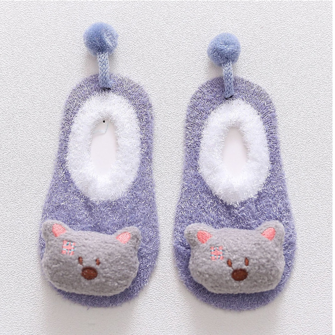 Sepatu Prewalker Kaos Kaki Korea Anak Bayi Kaus Kaki Bulu Lembut Motif Animal Baby Socks Kaos Kaki Anak Lucu