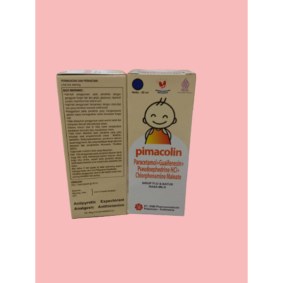 PIMACOLIN MILK SYRUP 60ML (PIM)