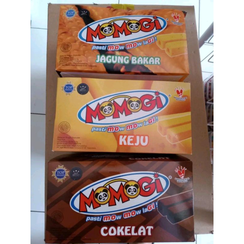 Momogi jagung bakar . keju . coklat  20 pcs