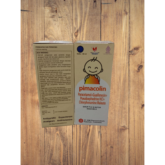 PIMACOLIN MILK SIRUP 60ML (PIM)