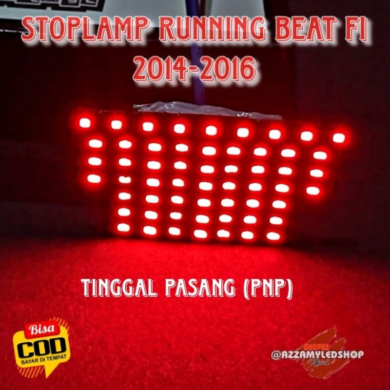 COD lampu rem beat fi stoplamp running 8 mode beat fi 2014 2015 2016 pnp tinggal colok