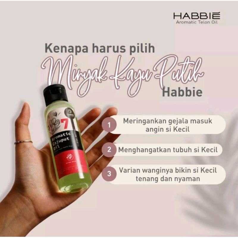 Habbie Minyak Kayu Putih 100 ml - Vanilla Series