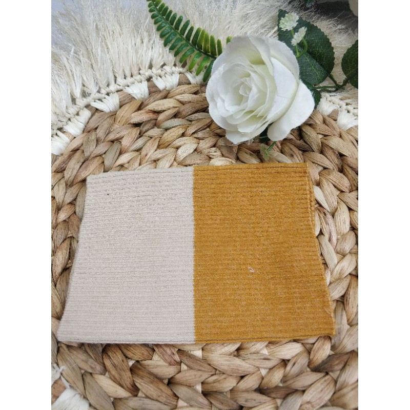 bandana ciput rajut 2 warna inner hijab anti pusing murah nyaman