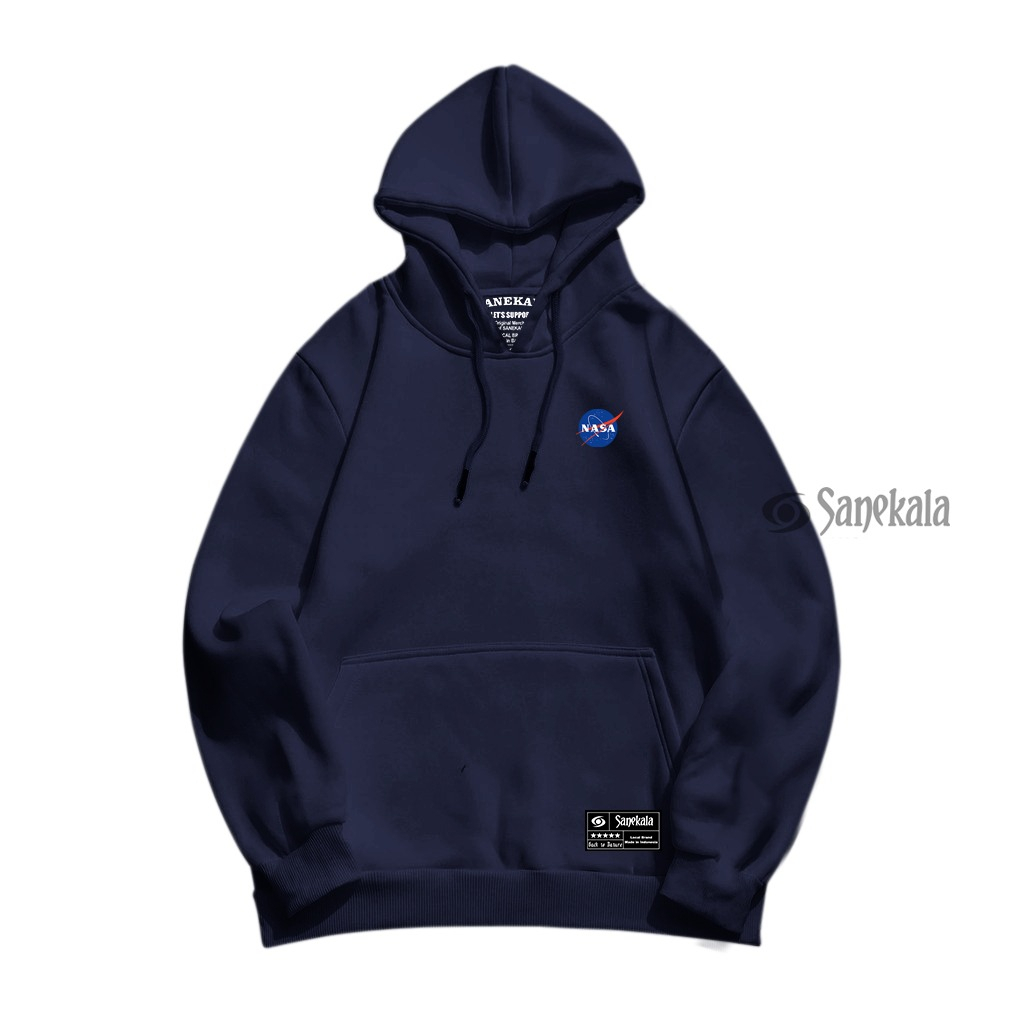 SWEATER HOODIE NASA PREMIUM TEBAL PRIA WANITA SIZE M - XXL