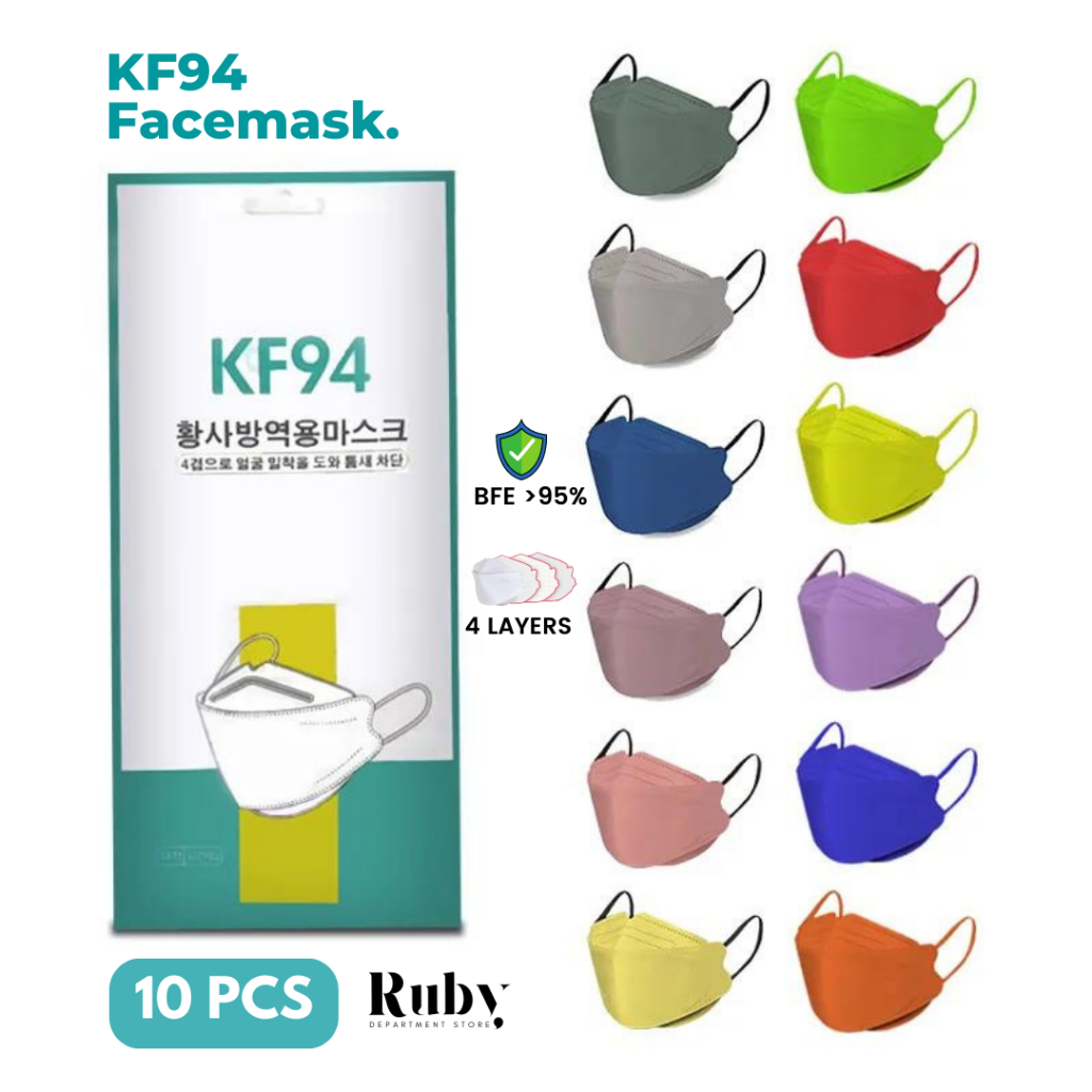 TRS - Masker KF94 Anti Virus 4 Ply 10 Pcs Izin Kemenkes