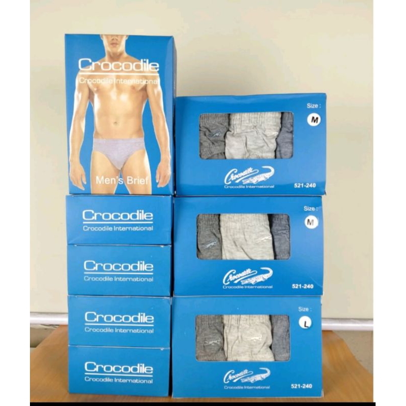 3 PCS CELANA DALAM PRIA CROCODILE ART.521-240