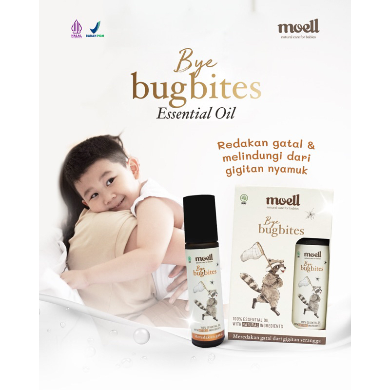 MOELL Essential Oil BUGBITES untuk Gigitan Nyamuk/serangga untuk gatal anak / Moell Minyak Esensial anak / Moell Samarinda smd bpp balikpapan banjarbaru banjarmasin Moel bontang balikpapan kalimantan