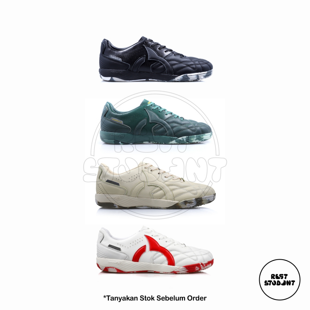 Sepatu Ortuseight Jogosala Revolt - Black | Emerald | Ivory Camo | White Ortred