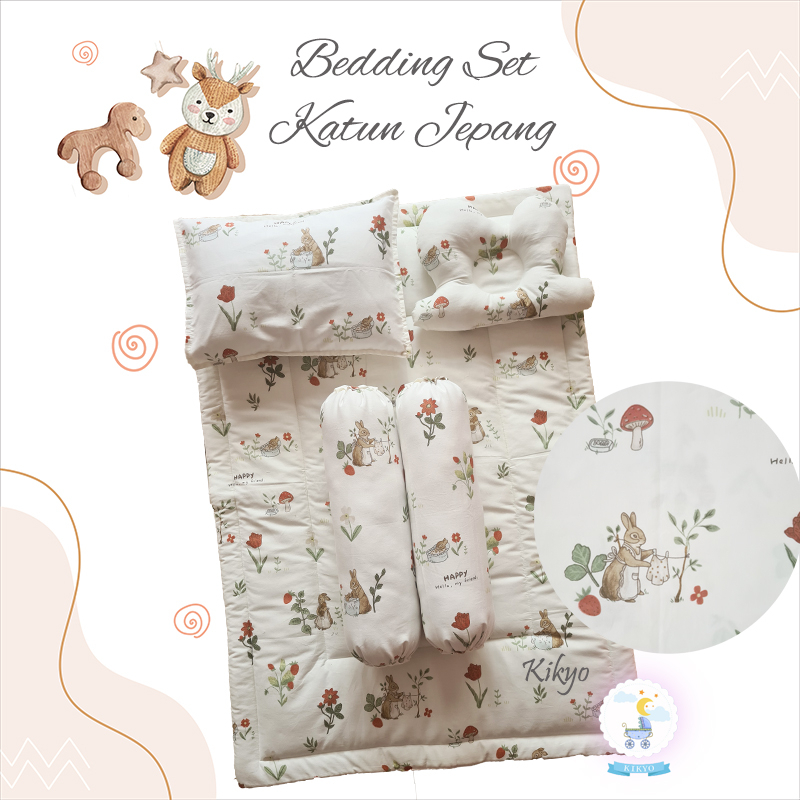 Bedding Set Baby Katun Jepang Peter Rabbit / Bedding Set Bayi / Baby Bedding / Bedding Baby