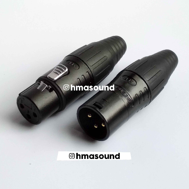 Jack Jeck Jek Canon Cannon Male Female 3 pin Seetronic 1 Set S Series