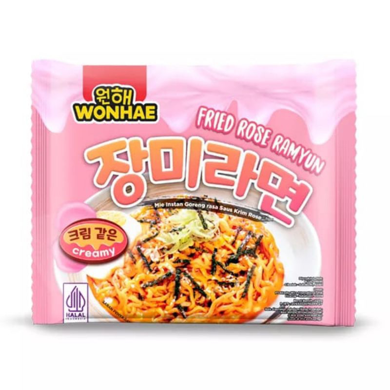 WONHAE Korean Cheese Ramyun 120 g Halal | Mie Instan Ala Korea