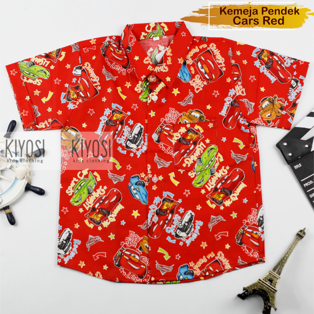 Kemeja Pendek Anak Fullprint / Kemeja Anak Best Seller