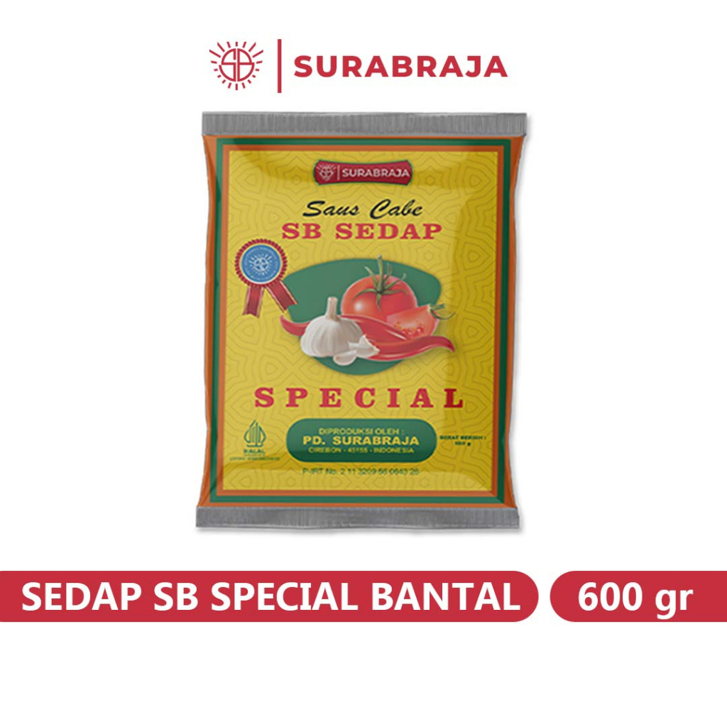 

SB SEDAP SPECIAL | Saus Cabe | Saos Sambal | Saos SB Sedap Special Kemasan Bantal 600gr