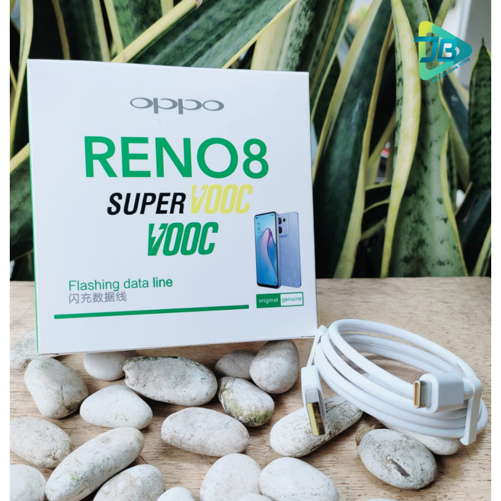 Kabel cable data original 100% OPPO RENO 8 SUPER VOOC pengisian  super cepat FOR oppo RENO 8 8Z RENO 8T RENO 7 7pro 6 5 5pro 4 4f 3 3pro 2 2f a17 a17k a57 2022 a78 a96 a5 2020 a9 2020 JB8806