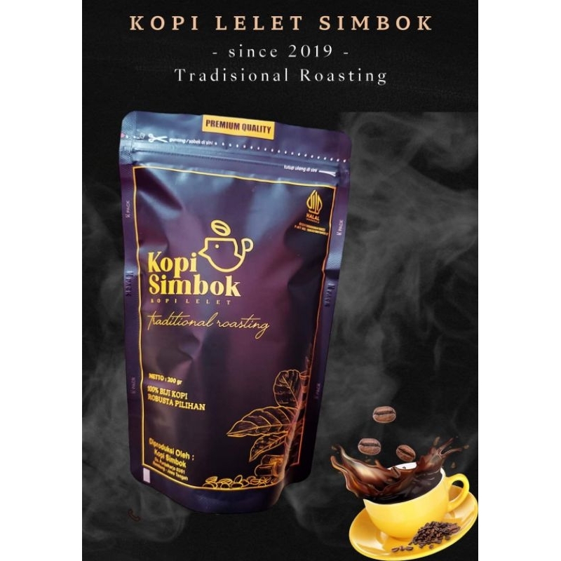 

Kopi lelet simbok•kemasan premium 200gr•tradisional roasting